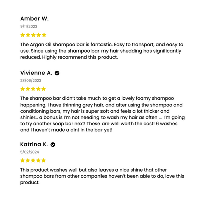 Argan Oil Shampoo Bar