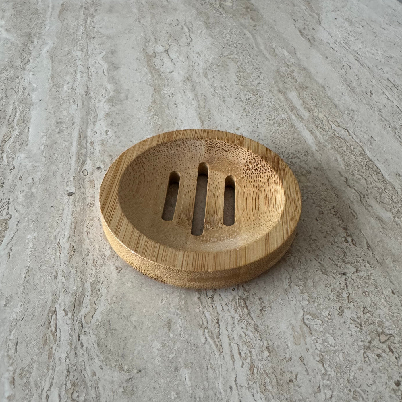 Round Bamboo Bar Drainer Dish