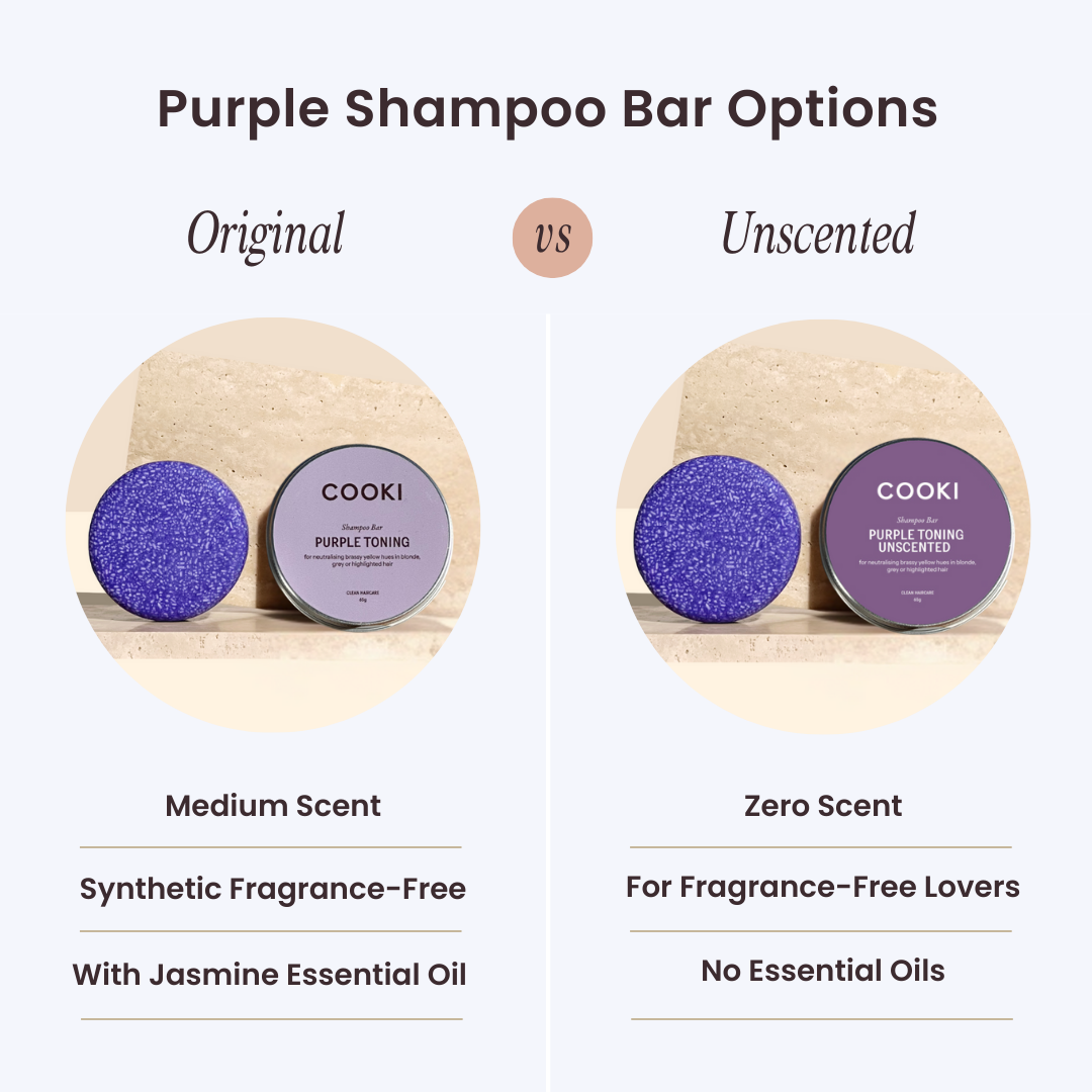 Low Scent Purple Toning Shampoo Bundle For Grey and Blonde Hair