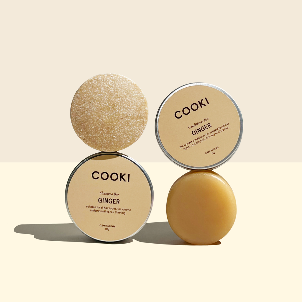 Cooki Haircare Jumbo Ginger Shampoo & Conditioner Set