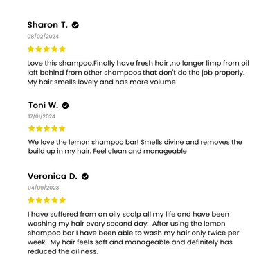 Lemon Shampoo Bar