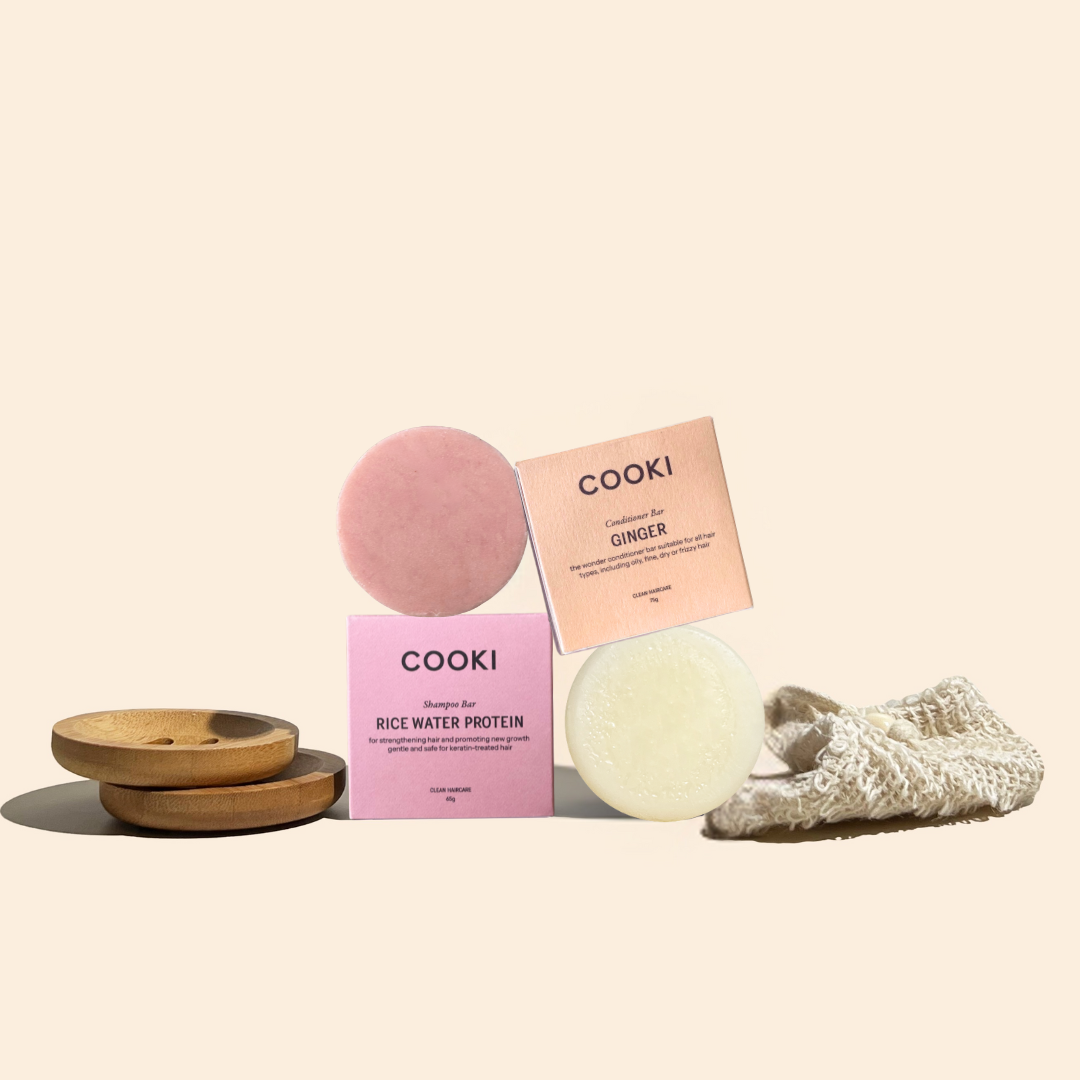 Rice Water Protein & Ginger Bundle for Repair & New Growth (In Boxes)