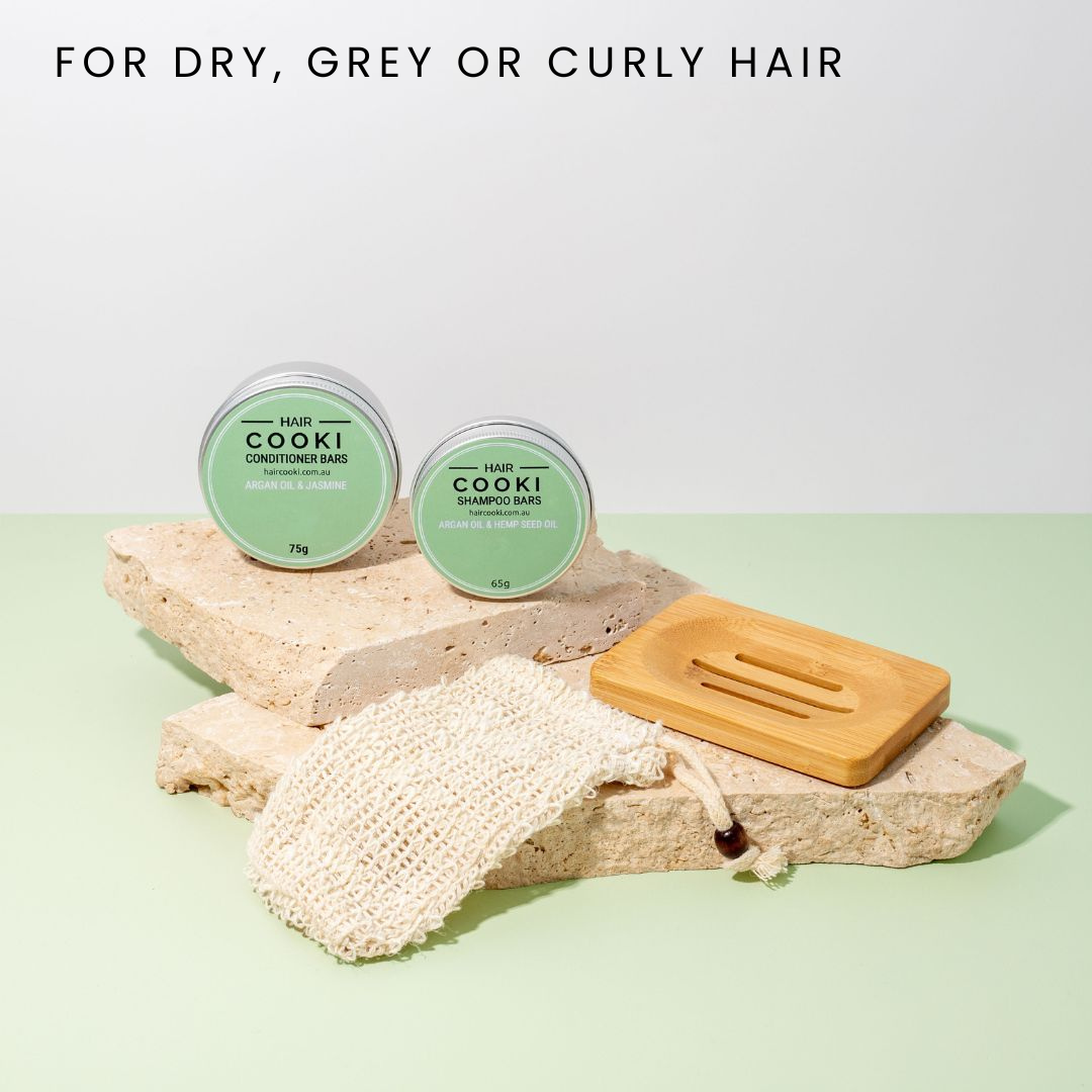 Eco Friendly Hair Care Starter Pack | Gift Box - Argan Oil | NEW