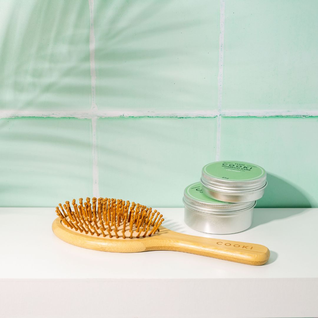 eco friendly bamboo hair brush 