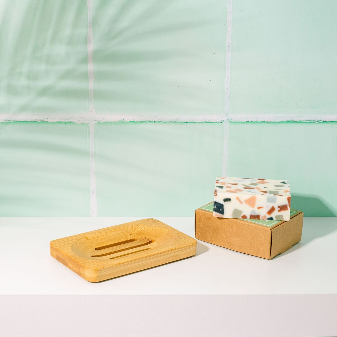 Bamboo Shampoo Bar Drainer Dish