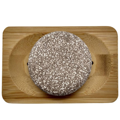 Bamboo Shampoo Bar Drainer Dish with Shampoo Bar