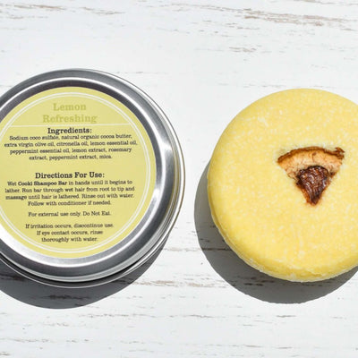 Ingredients of Lemon Shampoo Bar