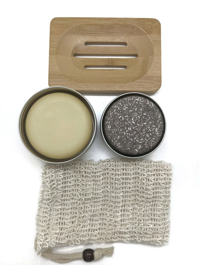 Hair Cook plastic free Australia Shampoo and conditioner bars gift box starter kit zero waste