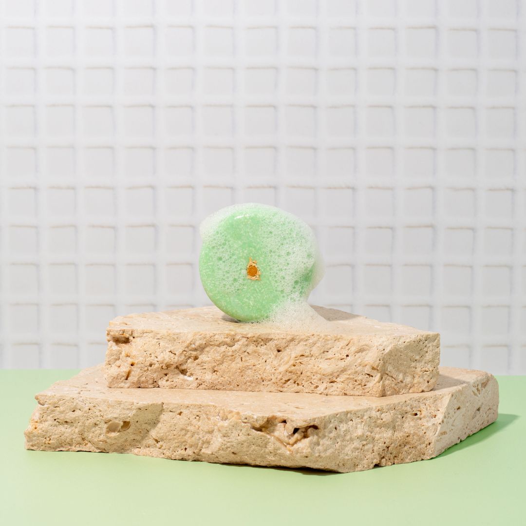 Peppermint & Chamomile Shampoo Bar: Eco-Friendly Hair Products