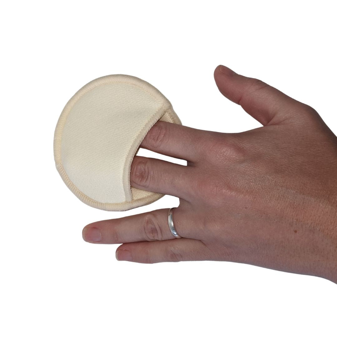 7 Pack premium reusable makeup remover pads with finger pockets