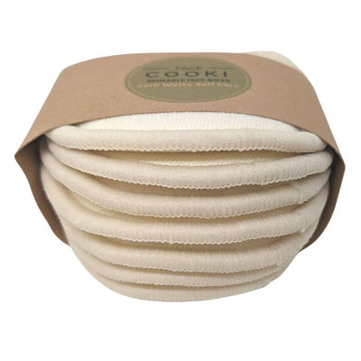 7 Pack premium reusable makeup remover pads with finger pockets