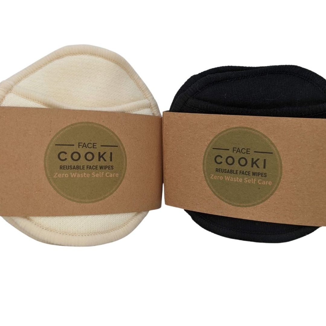 7 Pack premium reusable makeup remover pads with finger pockets