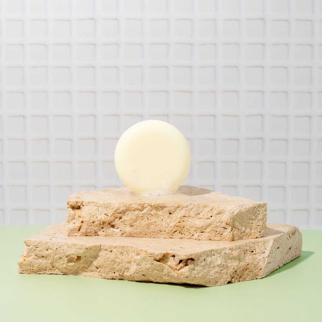 Hair Conditioner Soap Bar in the Shower